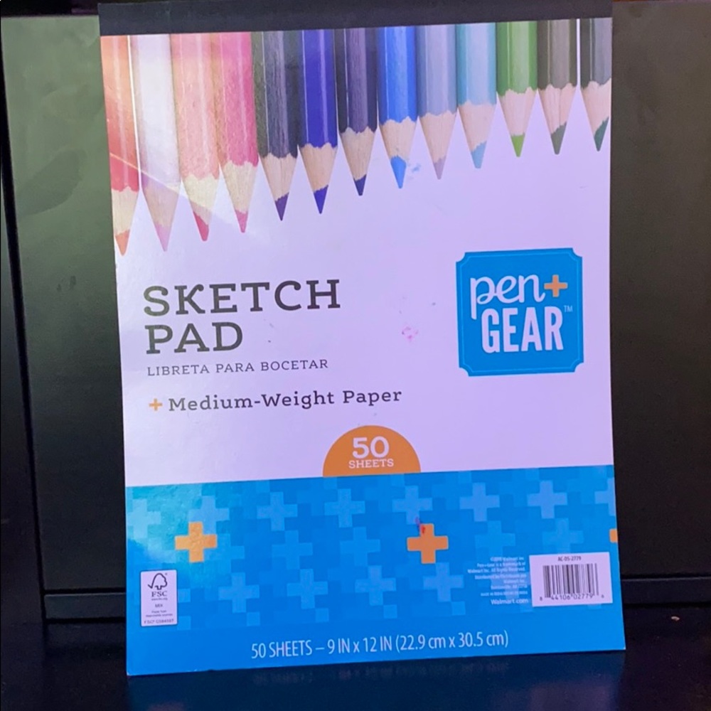 Pen+gear sketch pad